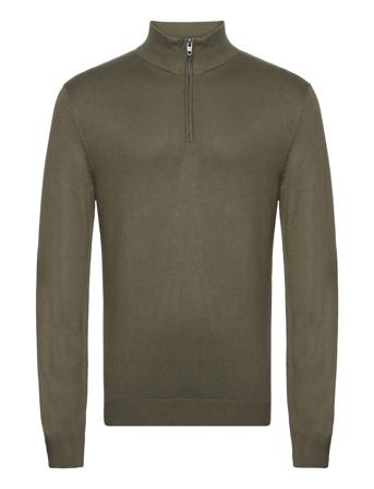 Half Zip Sweat-shirt Genser Grønn French Connection*Betinget Tilbud