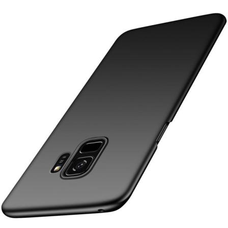 Samsung S9 Ultratunn Gummibelagd Mattsvart Skal Basic V2 Svart