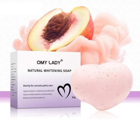 80g Rapid Skin Bleaching Cream Såpe Armhuler Underarm /Lynke Whitening Fersken Duftende Feminin Intim Wash Body Scrub