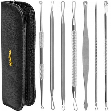 Pormaskfjerner Kit / Pormask Pinset - 7-dele