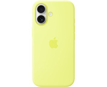 Apple iPhone 17 Silicone Case with MagSafe - Neon Yellow - Silikonskal med MagSafe till iPhone 17