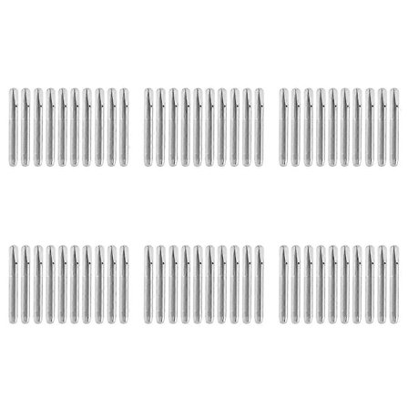 60X Standard Metal Klaver Stemmestifter Pløkker Klaver Løs Stemme Reservedele Udskiftningsdele Klaver Stemmeværktøj