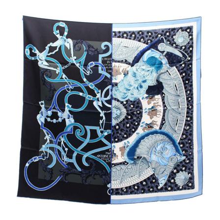 Hermès Vintage Pre-owned Scarves Blå, Dame Vintage Accessories, Størrelse: ONE Size