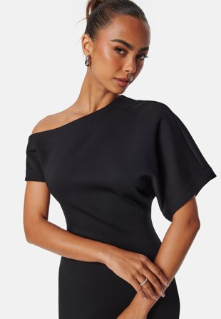 BUBBLEROOM - Asymmetric Midi Dress - XS