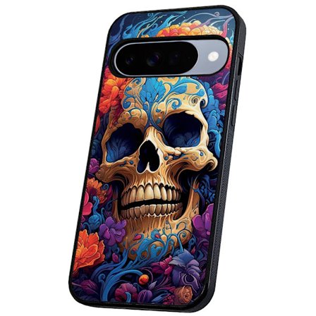 Google Pixel 10/10 Pro - Skal/Mobilskal Skull