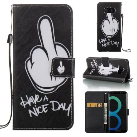 Plånboksfodral Samsung Galaxy S8 – Have A Nice Day