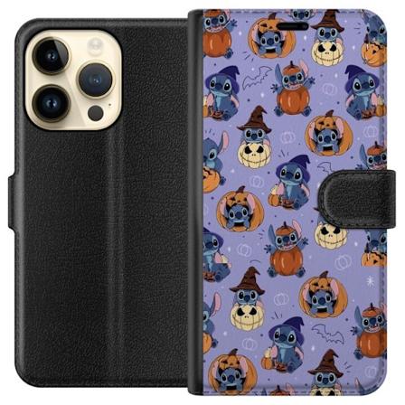 Apple iPhone 15 Pro Lompakkokotelo Stitch halloween