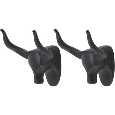 Raskaat pyyhekoukut, 2 pakkausta lehmänpääseinäkoukut koristeelliset seinäkoukut pyyhekoukut kylpyhuoneen seinälle kiinnitetyt vaatteet