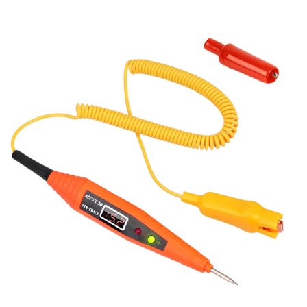 Auton kuorma-auton jännitteen piiritestaaja 2,5–32 V pitkä koetin kynä lamppu auton diagnostiikkatyökalu yleismallinen