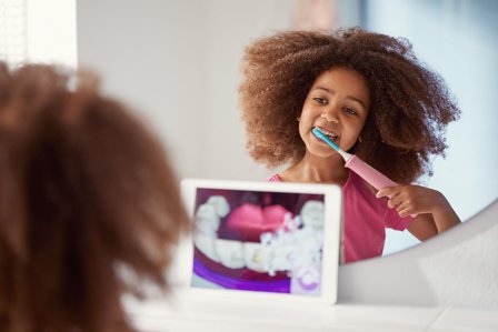 Philips Sonicare For Kids HX6352 - tannbørste - rosa