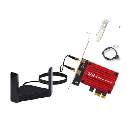 DuadBand PCIE Wifi-kort 7260AC BT4.0 PCIE trådlöst nätverkskort 1200Mbps