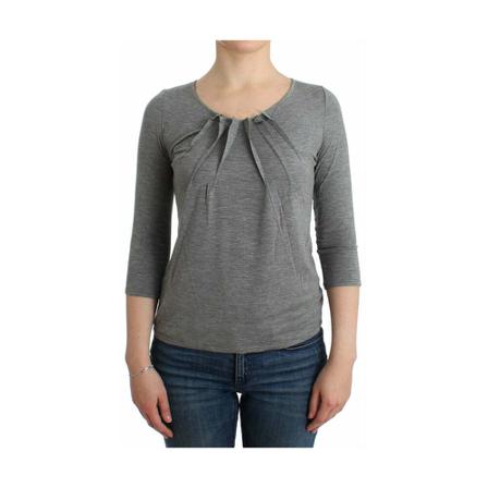 Roberto Cavalli 3/4 sleeves jumper top Grå, Dame