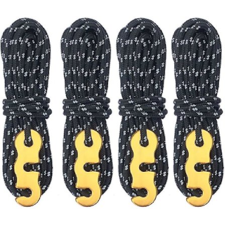 4m Reflekterende Guy-Tau Paracord Tau Med Tau-Strammer For Teltet Presenning Camping