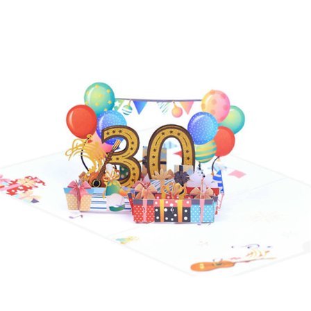 3D Gratulerer med dagen Alder Tall Håndskrift Velsignelse Takkekort for å uttrykke velsignelse Gave