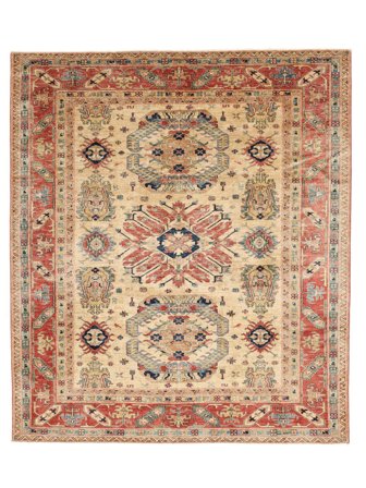Hand Knotted Kazak Ariana Rug 248X284 Brown/Orange