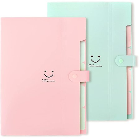 Expanderande filmappar Fickor Brevstorlek/A4-papper Dragspel