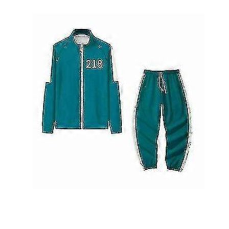 Squid Game Hoodie Tracksuit Set Halloween Party Kostym_jl(2XL 218)