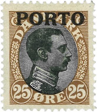 Danmark 1921 - Portomærke AFA 6 - Ubrugt