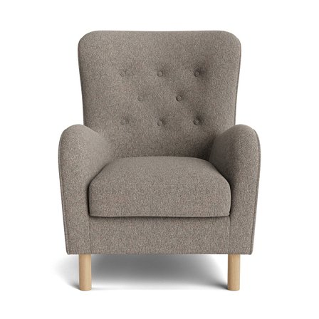Vitra lænestol - Hygge Mørk Beige - 94x75x100 - Lænestol