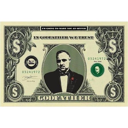 Gudfadern . The Godfather - Dollar bill