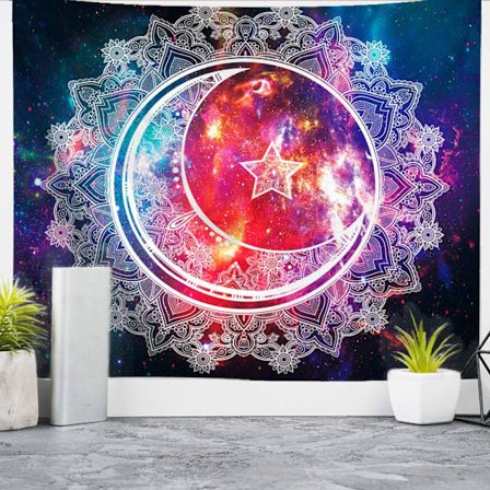 Ecstasy Dream tie dye gobeläng Galaxy rymd gobeläng 150x130cm