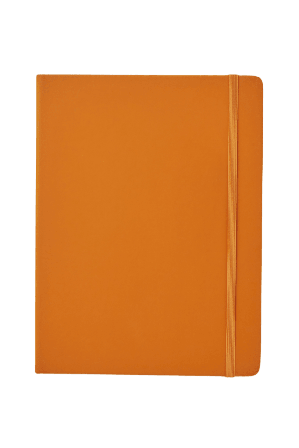 Åhléns Home Linjerad anteckningsbok ROMEO B5 Kontor & papper Orange ONESIZE