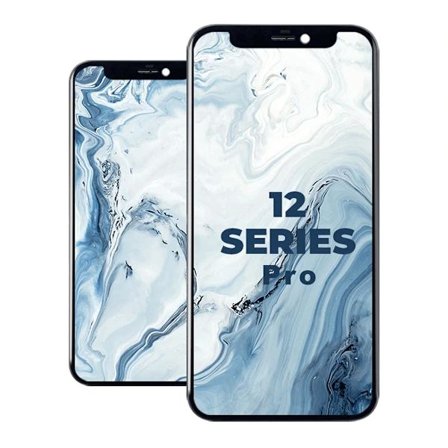 iPhone 12/12 Pro OLED Skärm - Svart (Tagen från ny iPhone)