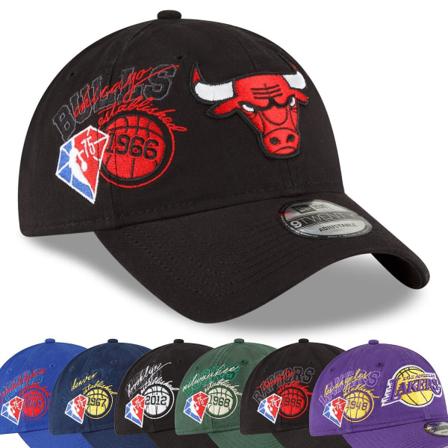 New Era 9Twenty Strapback Cap - NBA BACK HALF Lagfarge Philadelphia 76ers One size