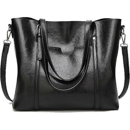 Dam Mjuka Læder Håndtasker Stor Kapacitet Retro Vintage Top Håndtag Casual Tote Skuldertasker