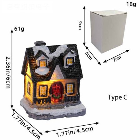 Mini House Miniatyr julprydnader C C