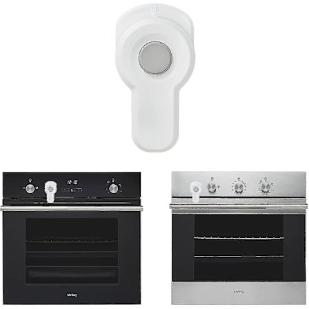 1 Ugnssäkerhetslås, Barnsäkerhetslås för ugn, Ugnens dörrlås, Köksbarnsäkerhet, Värmebeständigt ugnens dörrlås New-yuhao