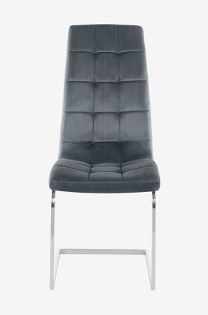 Loft24 - Spisebordsstol LOLA, 4-pak - Grå - Stole - Fra Homeroom