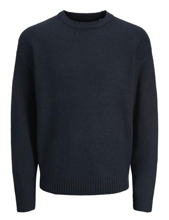 Jorollie Knit Crew Neck Jnr Jack & J S Navy