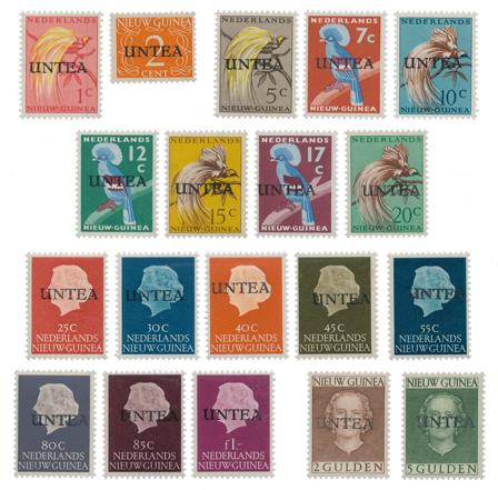 Hollandsk Ny Guinea 1962 - Nr. 1-19 - Ubrugt
