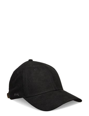 Lily Cap Suede Accessories Headwear Caps Svart Camilla Pihl
