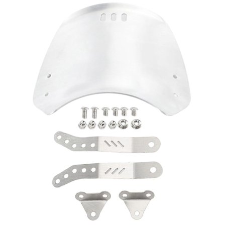 Moottoripyörän tuulilasi, suojaava tuulenohjain, tuulisuoja, etuvisiiri kiinnikkeellä, korvaa Suzuki SV1000 SV400 GS750E hopean