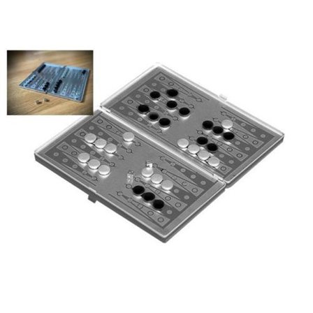 Magnetisk Backgammon / Reisebackgammon i lommeformat Kompatibel med brettspill