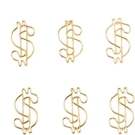 50 Styck Gem Bokmärke Memo Clips Set