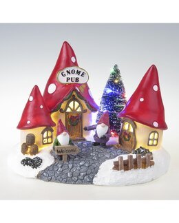 Juldekoration Svampby med LED Röd - Jul - Pixie Design