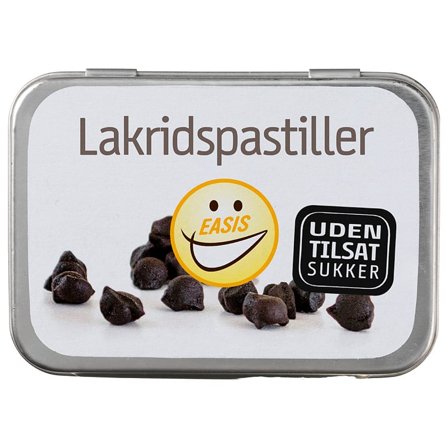 EASIS Lakridspastiller 25 g, Helse & Madvarer, Snacks, Lakrids & Vingummi