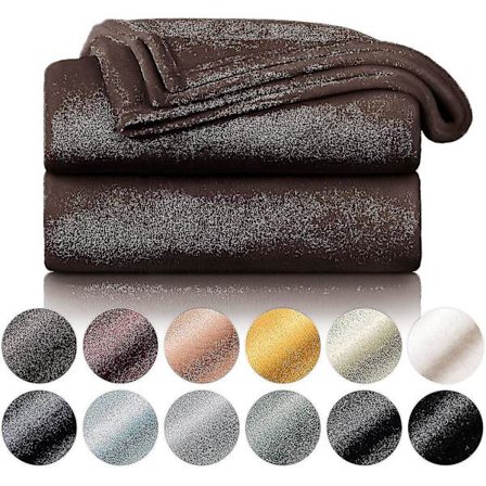 Mjuk och Mysig Filt - Högkvalitativ Filt, Supermjuk Fleecefilt Som Soffaöverkast, Sängöverkast Eller Vardagsrumsfilt