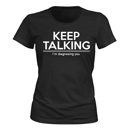 Keep Talking - T-SKJORTE - DAME