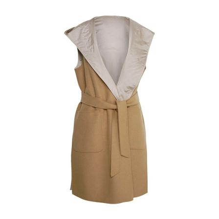 Max Mara Weekend Belted Coats Brun, Dame Uldfrakker