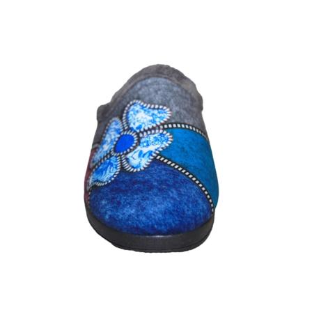 Sleepers Dam/dam Kimberly Flower Trim Mule Tofflor 5 Uk