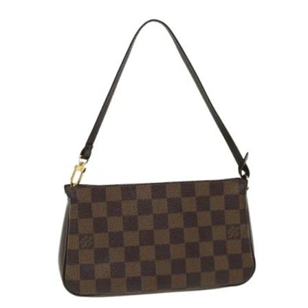 Louis Vuitton Vintage, Pre-owned Canvas louis-vuitton-bags Bruin, unisex, Maat:ONE Size