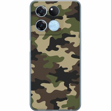 Oneplus Ace Racing Mjukt Skal - Woodland Camo