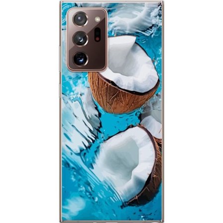 Samsung Galaxy Note20 Ultra Gennemsigtig cover Kokosnødde Pool Sommer Hav Strand