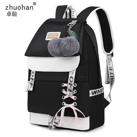 Ergonomisk designet rygsæk Campus rygsæk Nylon skole rygsæk Piger skole taske Drenge skole taske