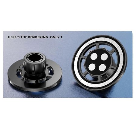 Bilholderbasen er egnet for 17 mm diameter universell kule mobiltelefonholder luftuttak og