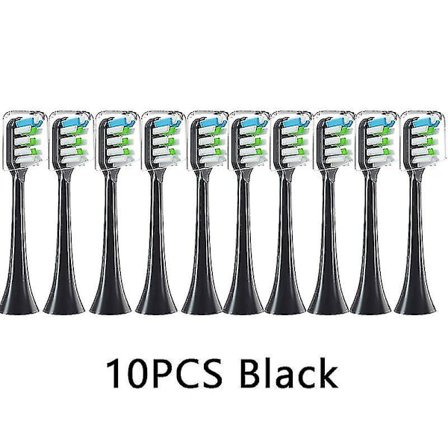 10 kpl Vaihtopäät Dupont Pehmeä Sopiva Tyhjiö Terve Harjakset Suuttimet Soocas X3/x3u/x5 Sonic Sähköhammasharja
